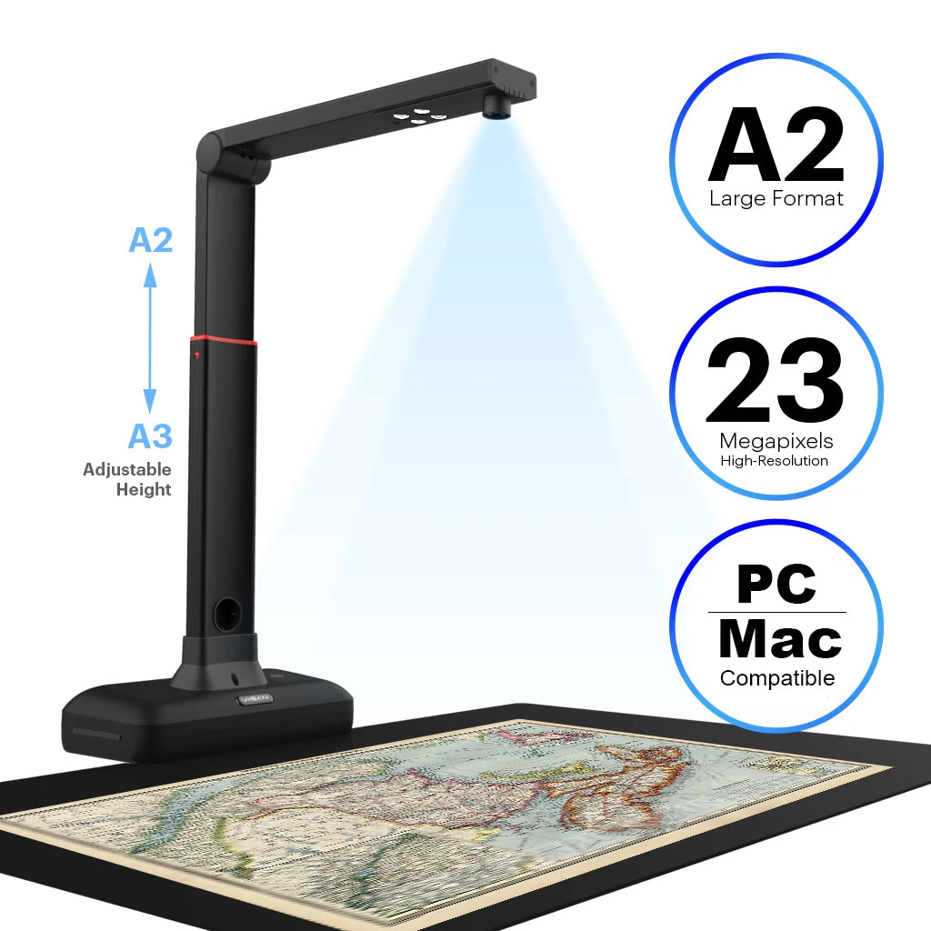 VIISAN S21 CaptureA2 27MP Document Scanner With OCR
