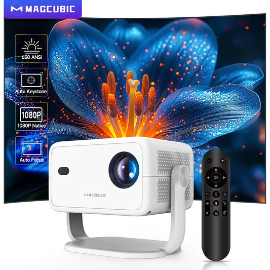 Magcubic 650ANSI Projector with Auto Focus Android 14 WiFi6