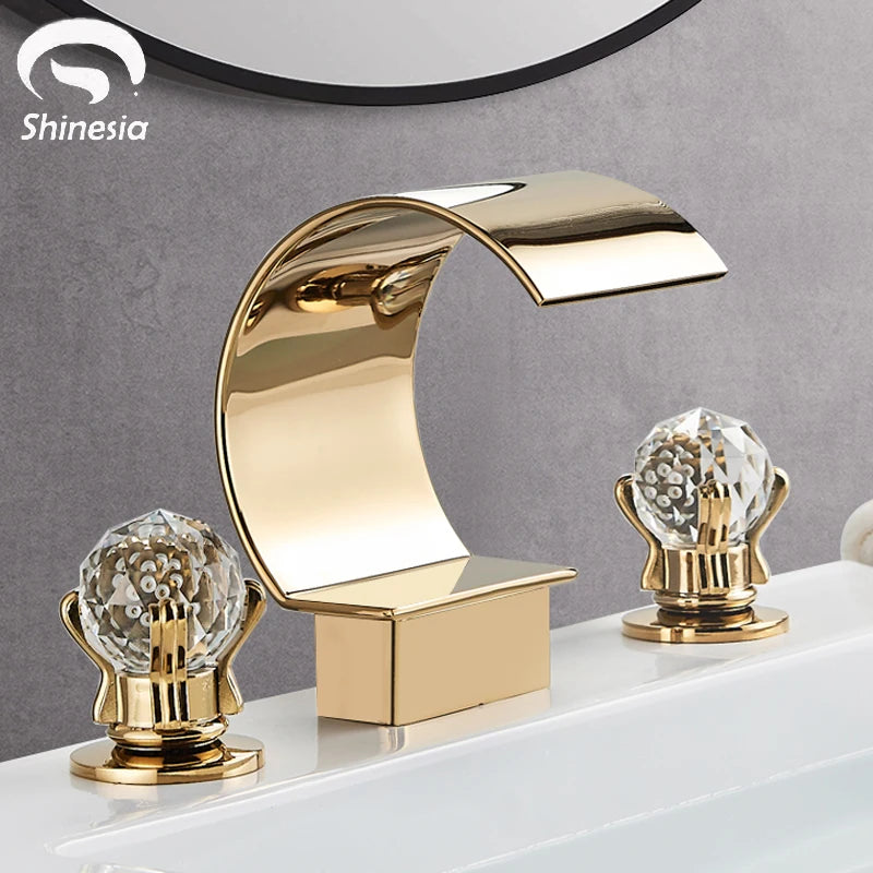 Shinesia Vessel Sink Bathroom Faucet With Hot And Cold Water