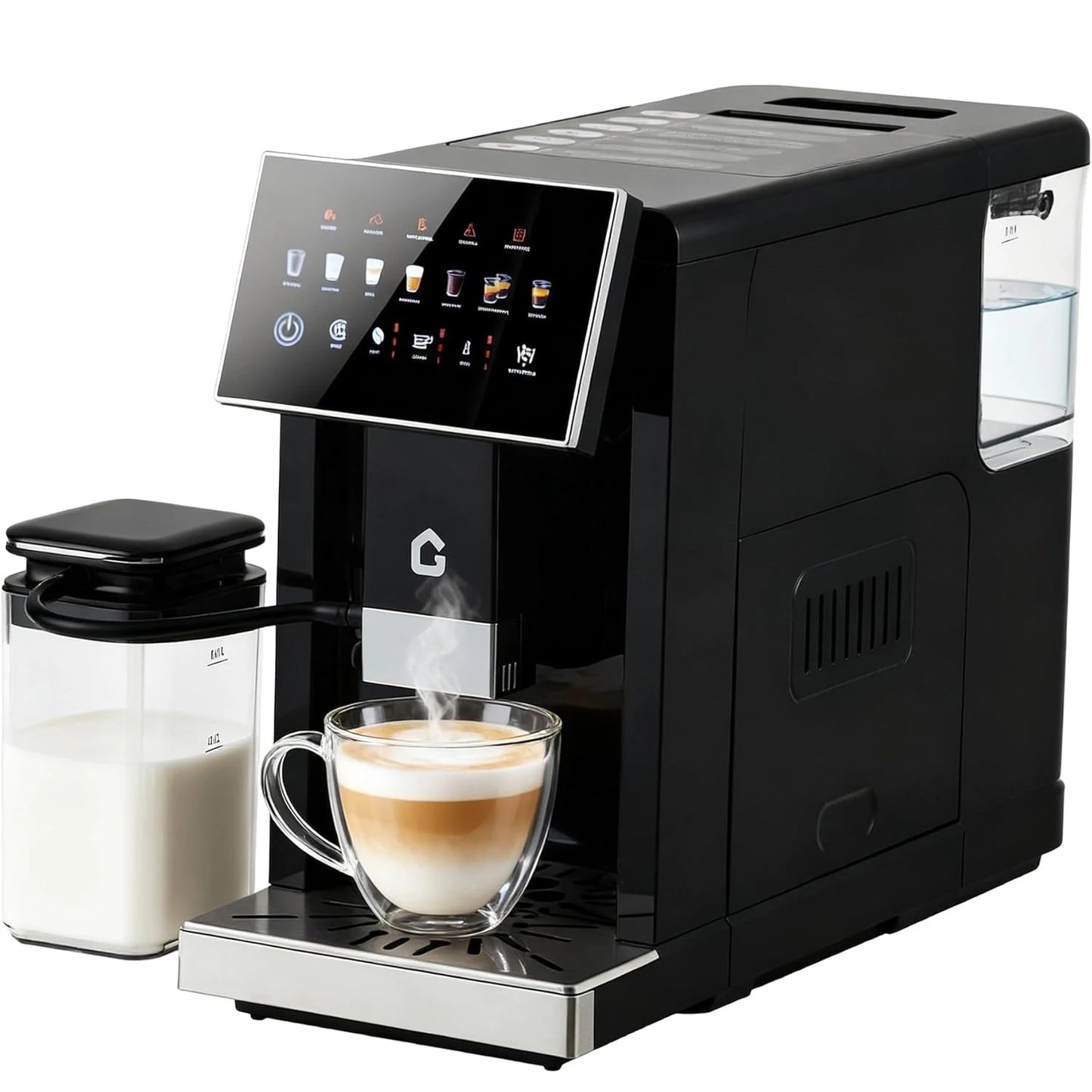 Acekool 3rd-Gen Espresso Machine With Milk Frother And Grinder