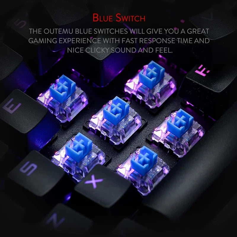 Redragon K580 Vata RGB LED Backlit Mechanical Gaming Keyboard