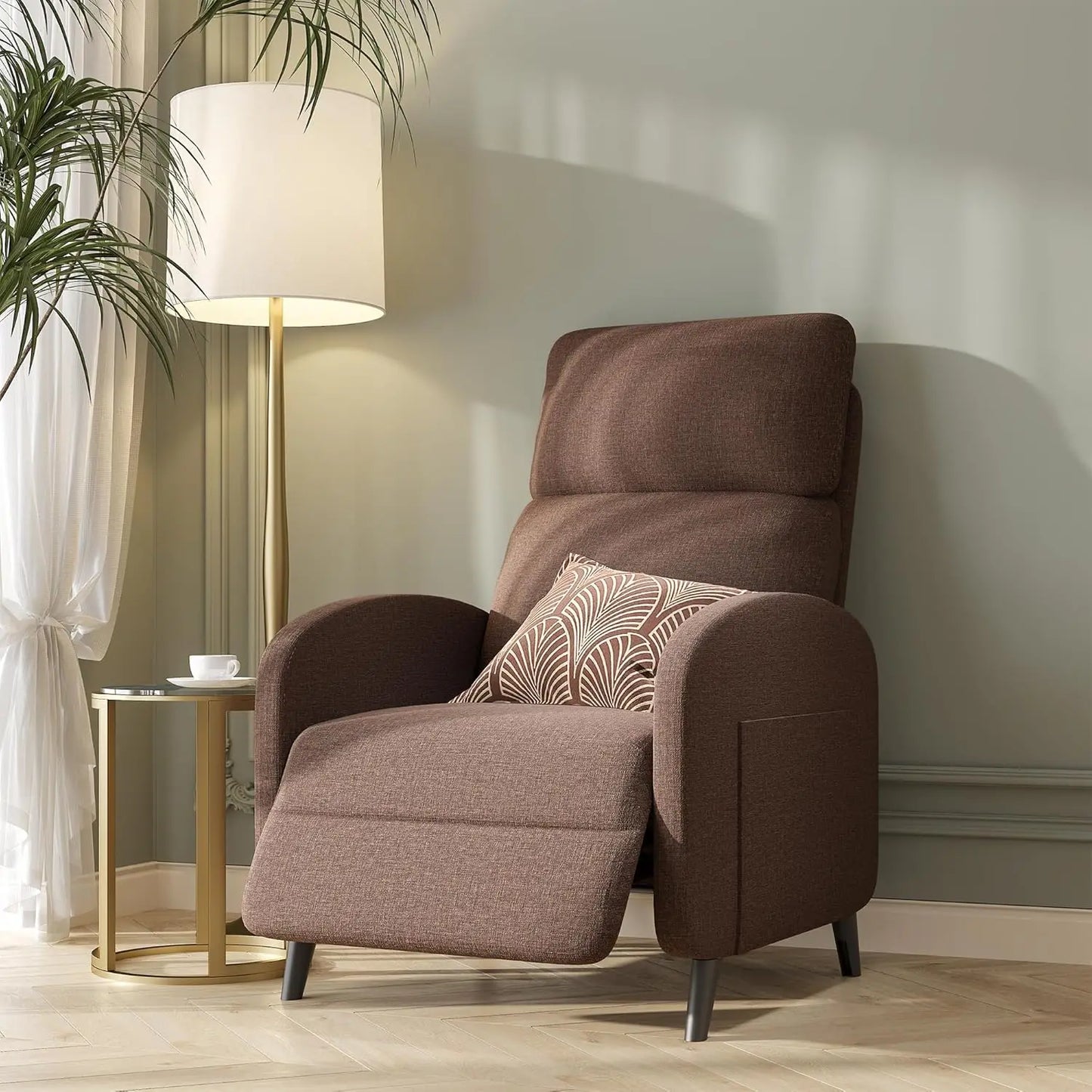 XIAOLANG Recliner Chair For Adults With Side Pockets