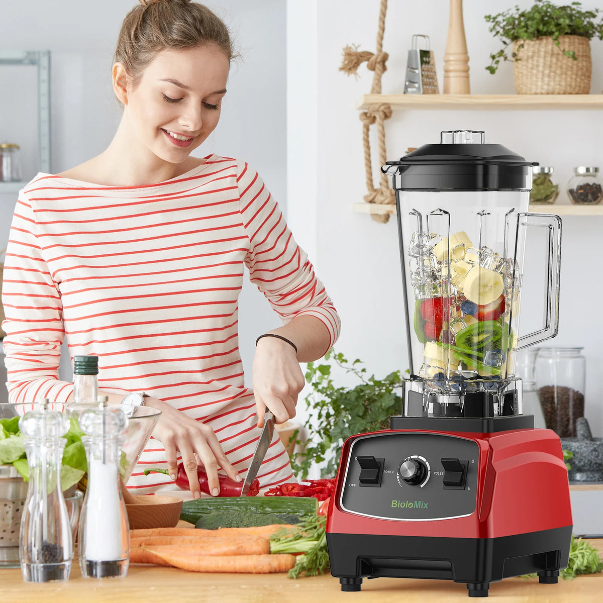 Biolomix Commercial Grade High Power Blender And Juice Processor