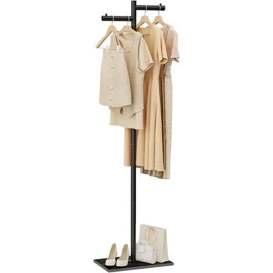 XIUWO Freestanding Coat Tree With Rock Base For Hallways