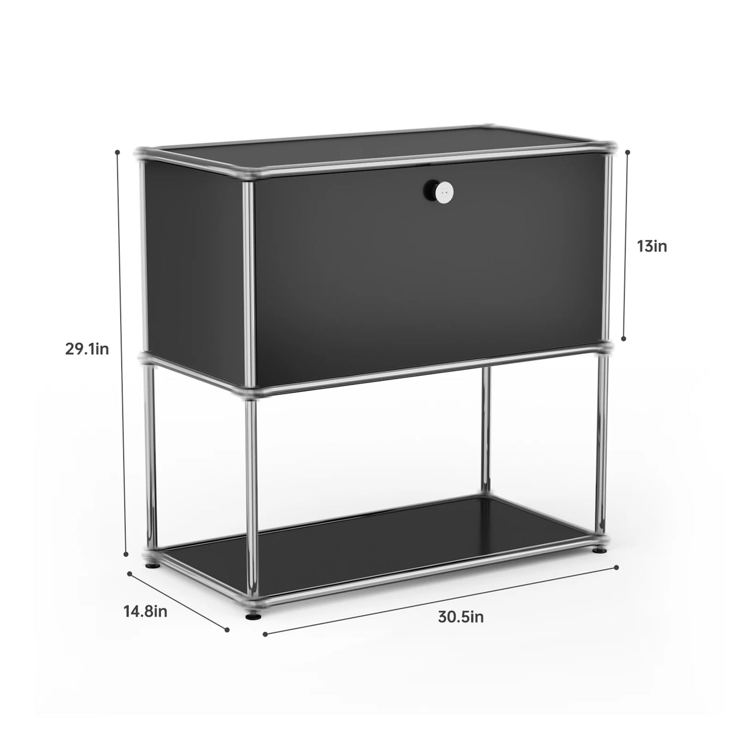 Stainless Steel Storage Cabinet Organizer TV Stand For Living Room