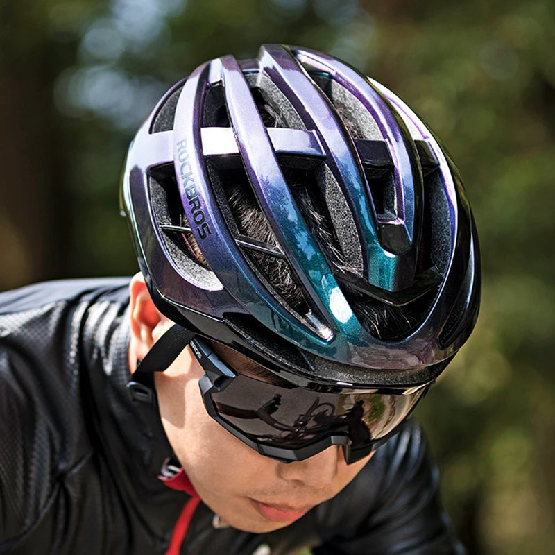 ROCKBROS Bicycle Helmet Ultralight Breathable Shockproof For Road Cycling