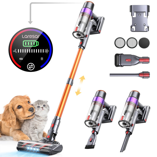 LARESAR Elite 8 450W Cordless Vacuum Cleaner with Detachable Battery