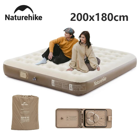 Naturehike Three Person Camping Air Mattress With Built In Pump