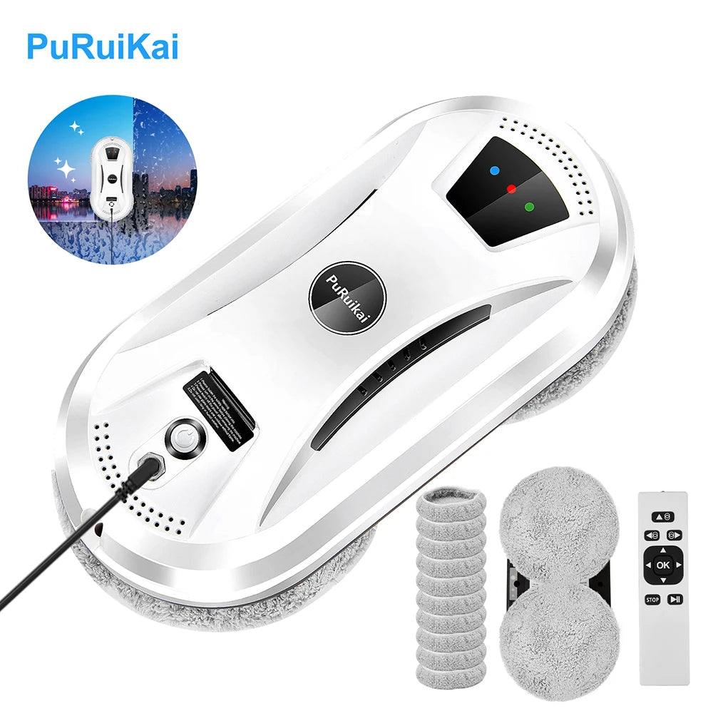 PuRuikai Ultra Thin Window Cleaning Robot With Remote Control