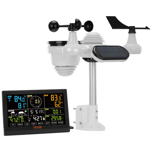 SucceBuy 7-In-1 Wireless Weather Station With High-Visibility Display