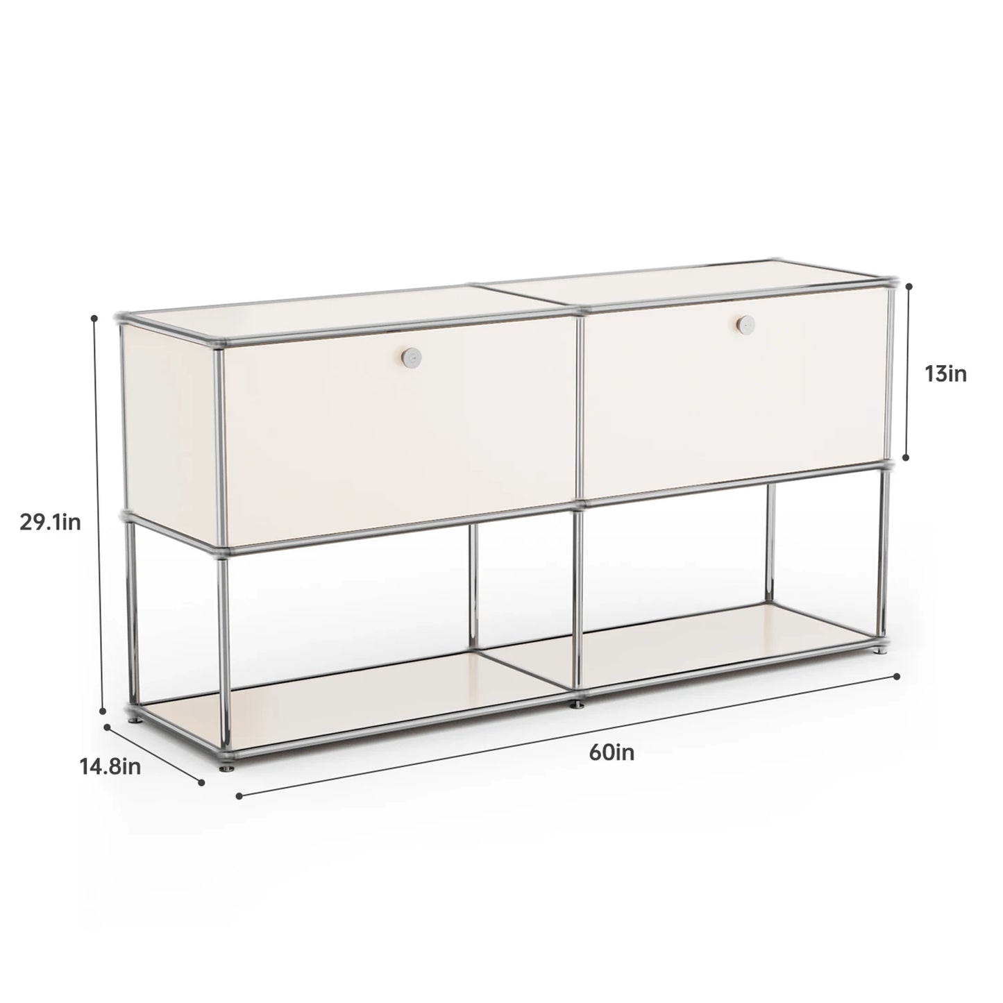 Stainless Steel Storage Cabinet Organizer TV Stand For Living Room