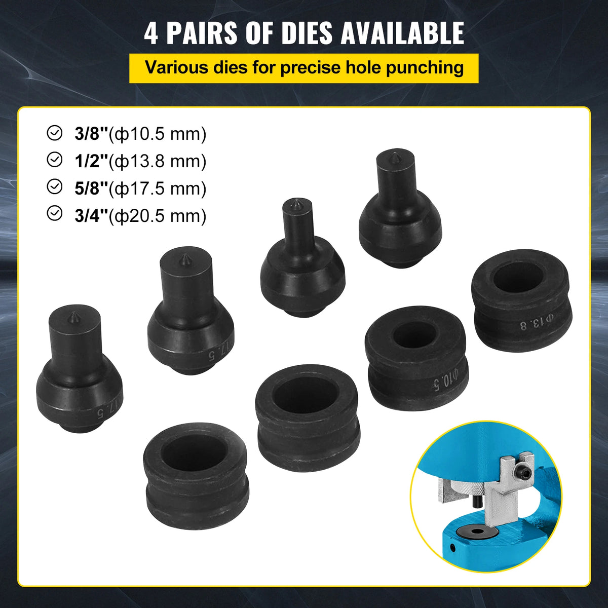 SucceBuy Hydraulic Split Hole Puncher For Copper And Aluminum