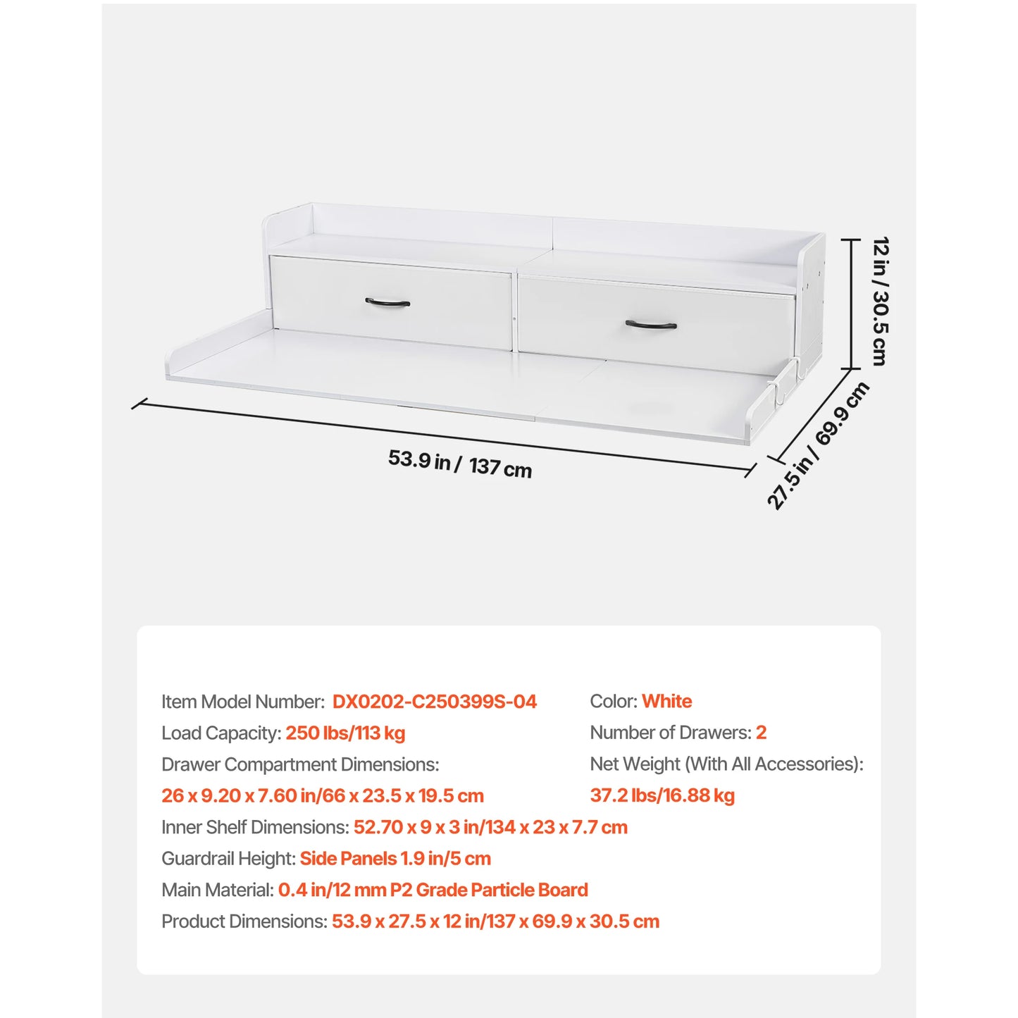 SucceBuy Corner Washer Dryer Countertop With Shelf