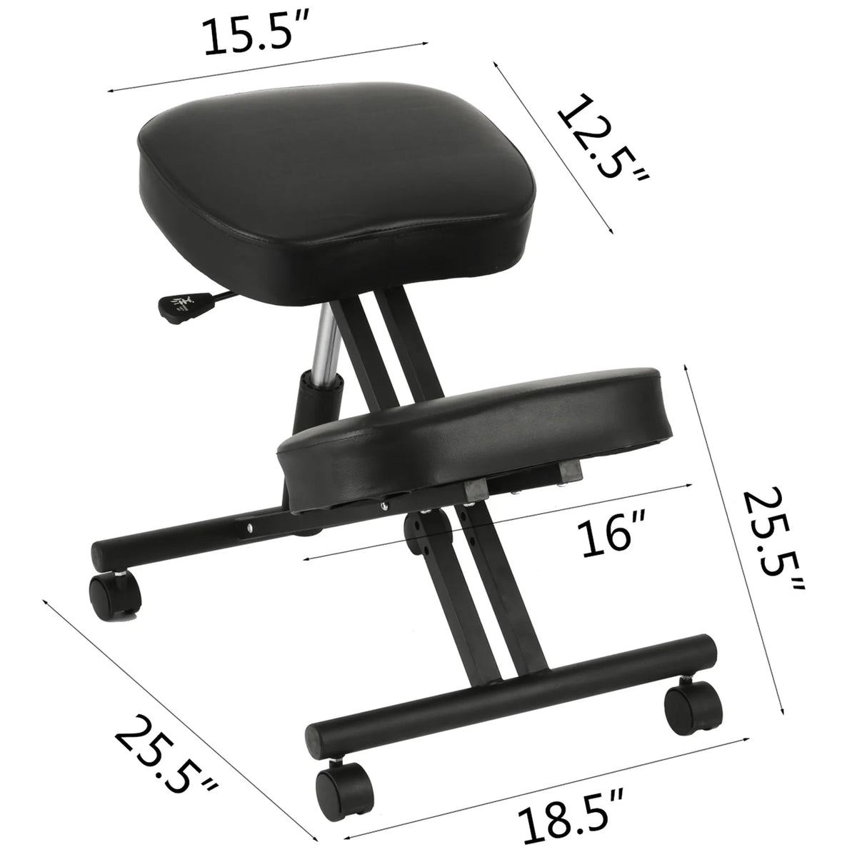 SucceBuy Ergonomic Kneeling Chair With Thick Cushion For Office Use