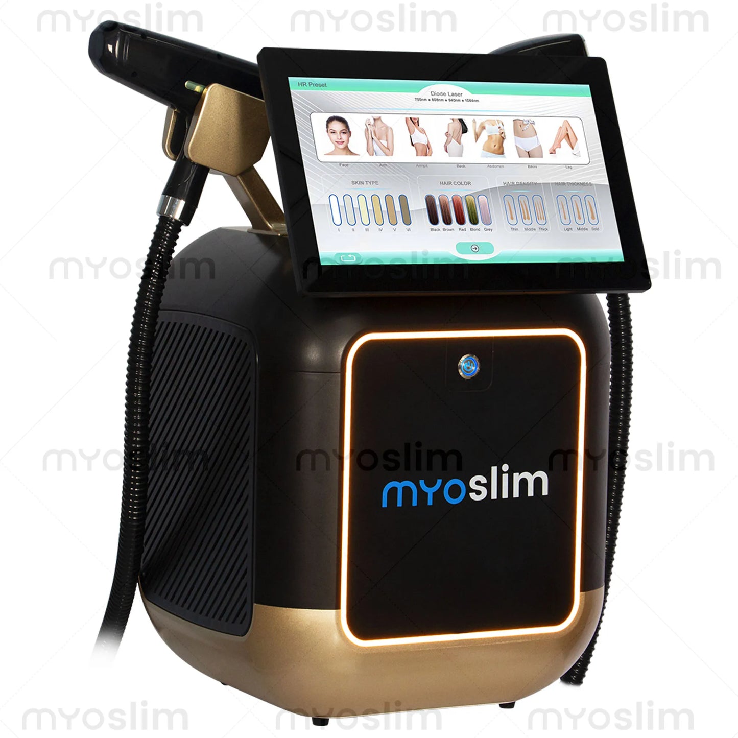MYOSLIM Professional 2 In 1 Diode Pico Device Hair Removal