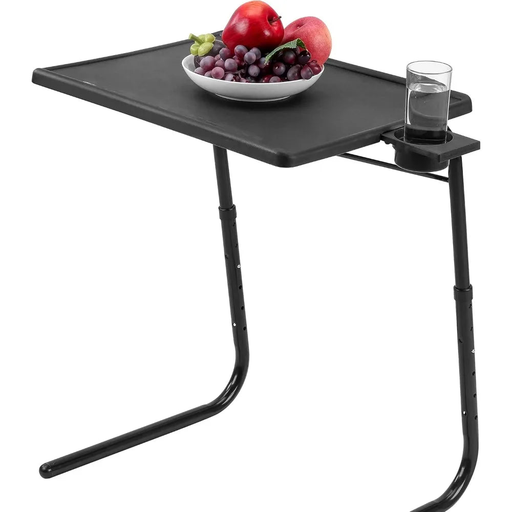 NBVCX Adjustable Sofa Table With Six Heights And Angles CupHolder