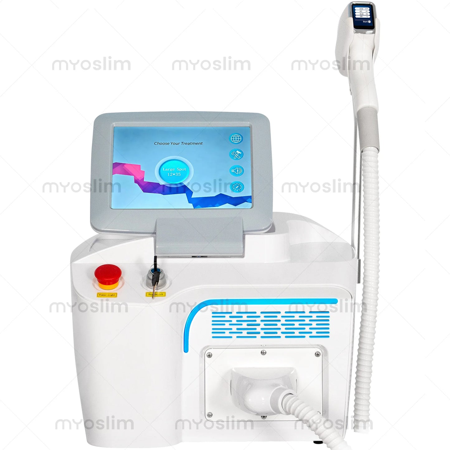 Myoslim FAC 4 Wavelength Hair Removal Device Ice Cooling