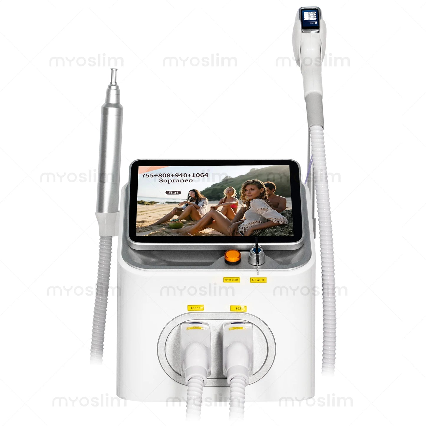 MYOSLIM 2-in-1 Diode Laser Hair Removal Pico QSwitch 808nm