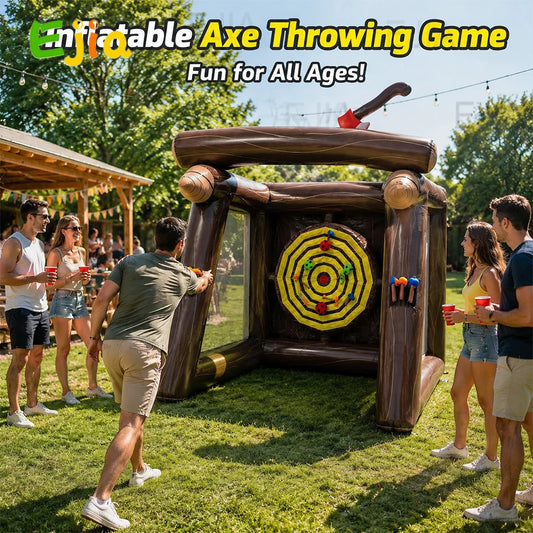 Ejia Inflatable Axe Throwing Target Outdoor Toss Game