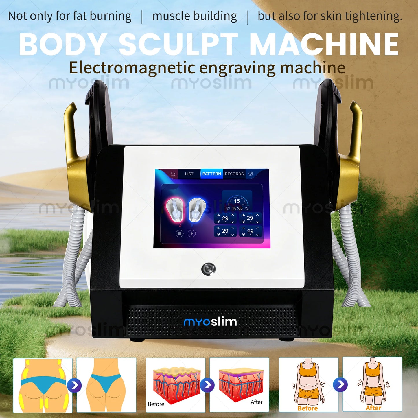 EmsZero Myo Slin Sculpt Machine 15 Tesla EMS RF System