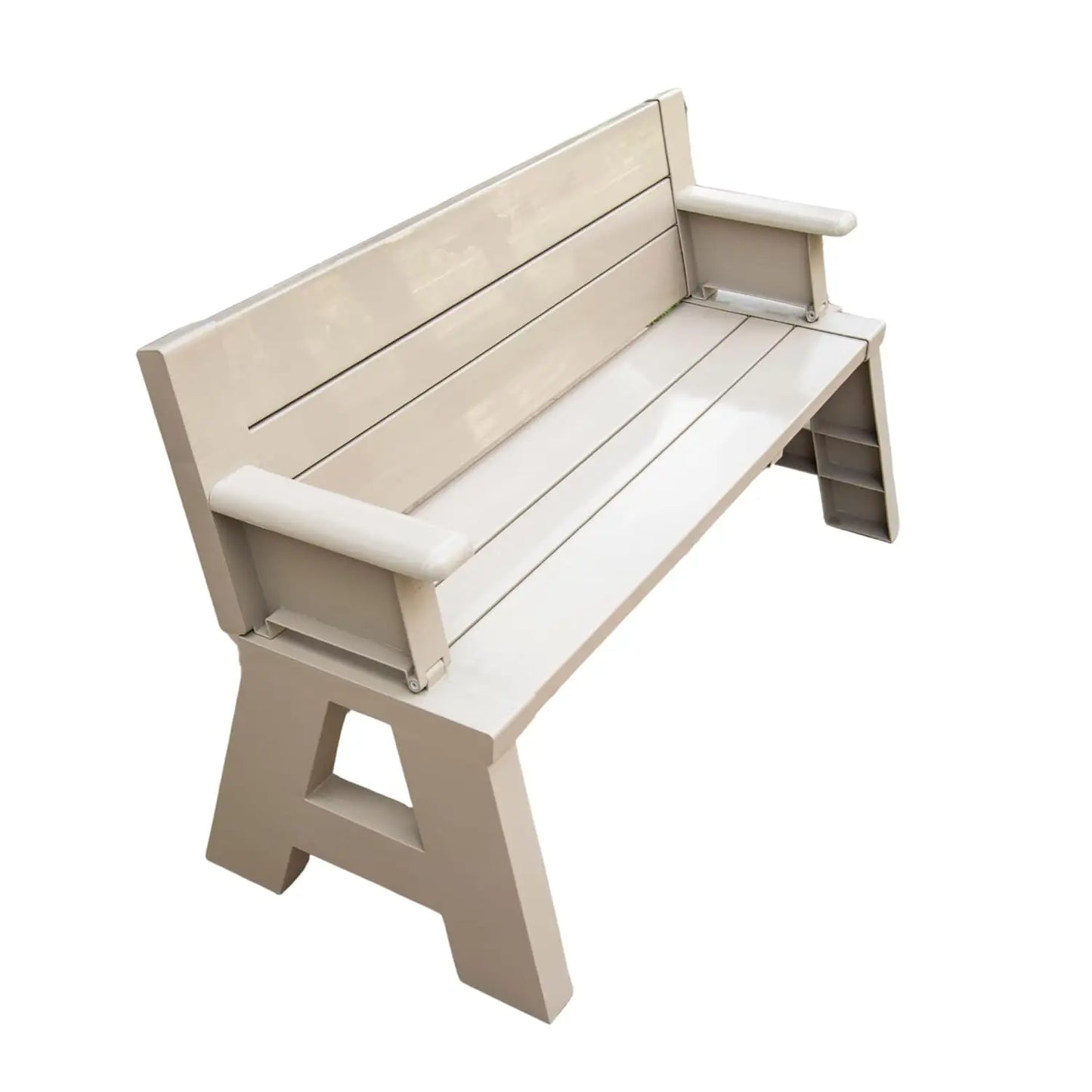 Gen 1 Space-Saving 2-In-1 Outdoor Bench To Picnic Table