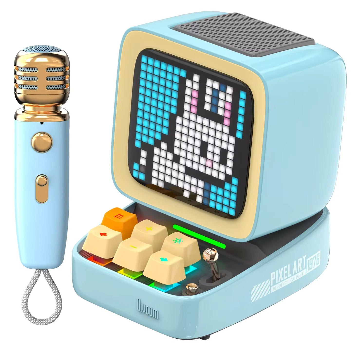 Divoom Ditoo Pro Bluetooth Desktop Speaker With Pixel Art Clock