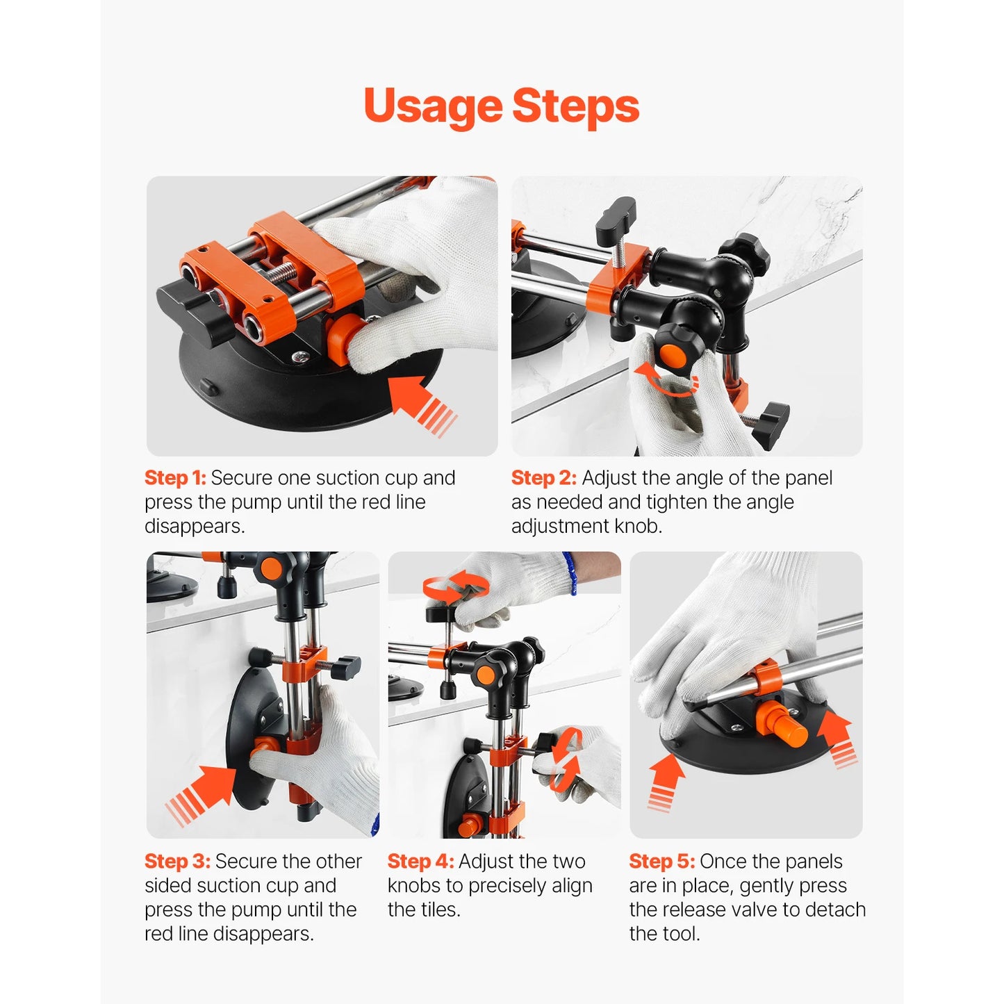 VEVOR 2 Pack Seam Setter For Tile Joining And Leveling