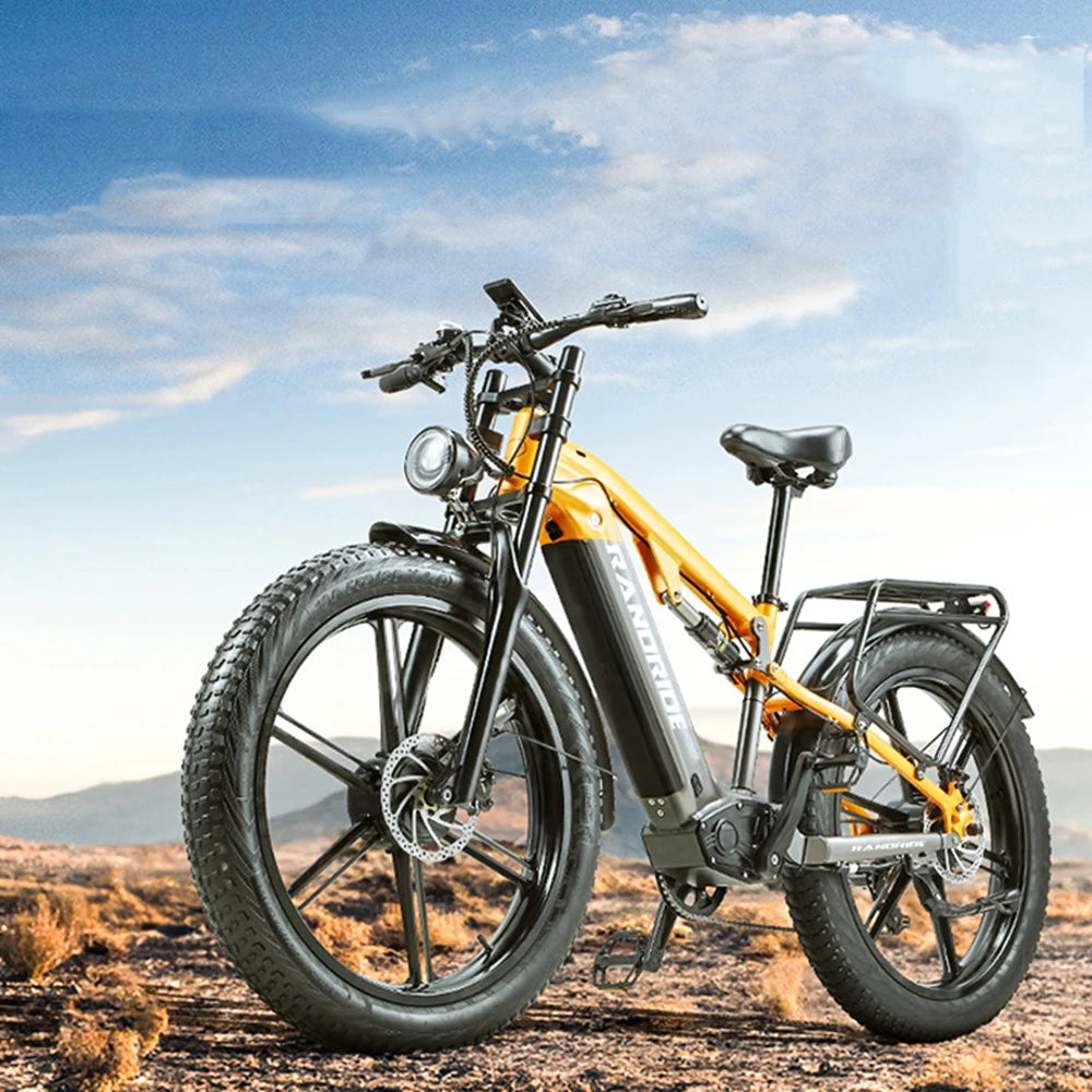 RANDRIDE Dual Motor Electric Mountain Bike With Hydraulic Brakes