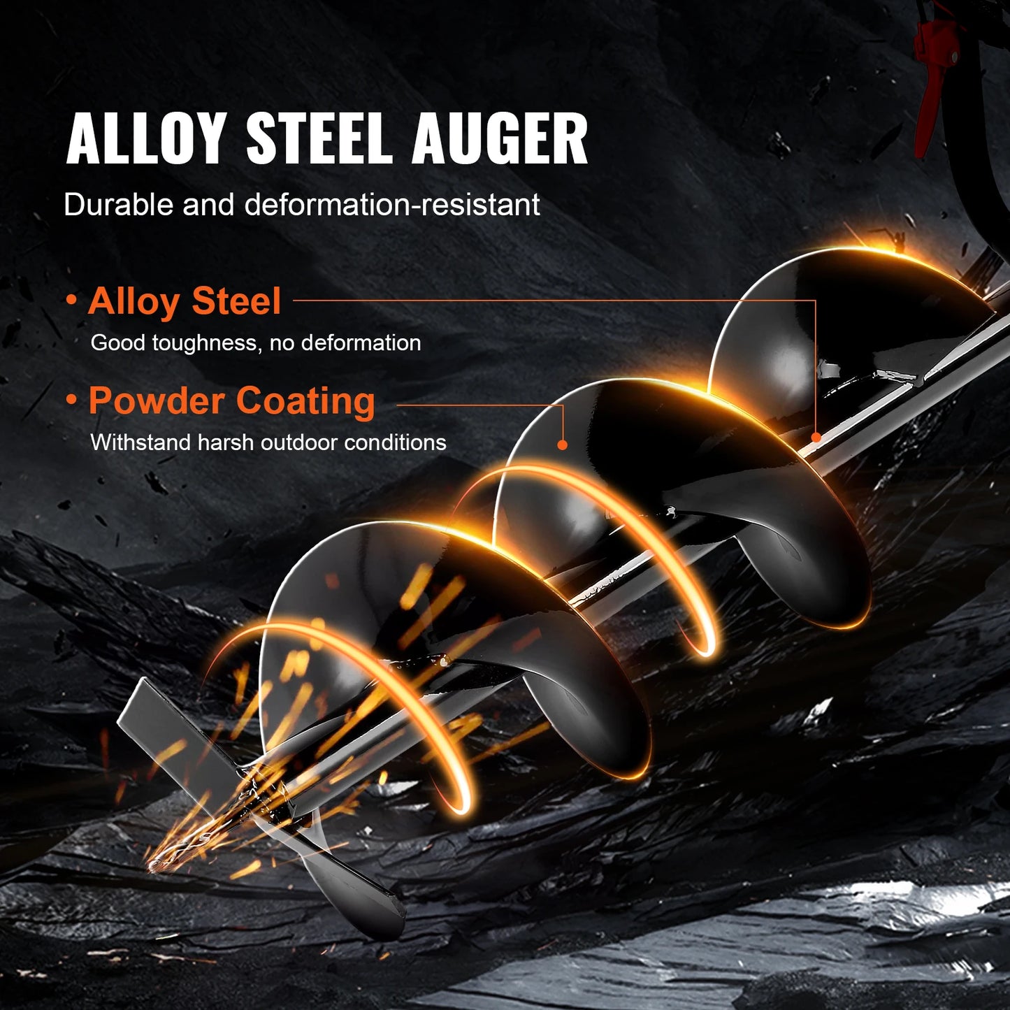 SucceBuy Gas Powered Earth Auger Post Hole Digger Professional