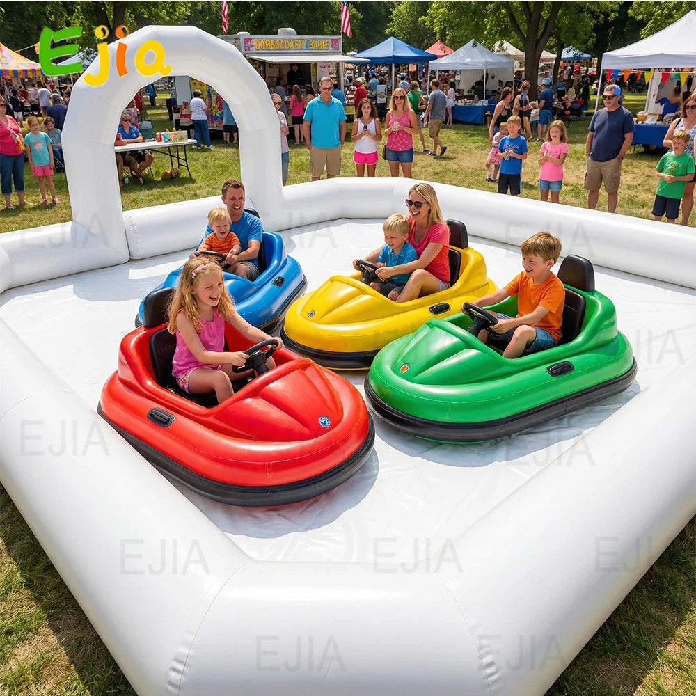 Ejia Inflatable Go Kart Race Track For Bumper Cars Outdoor