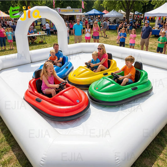 Ejia Inflatable Go Kart Race Track For Bumper Cars Outdoor