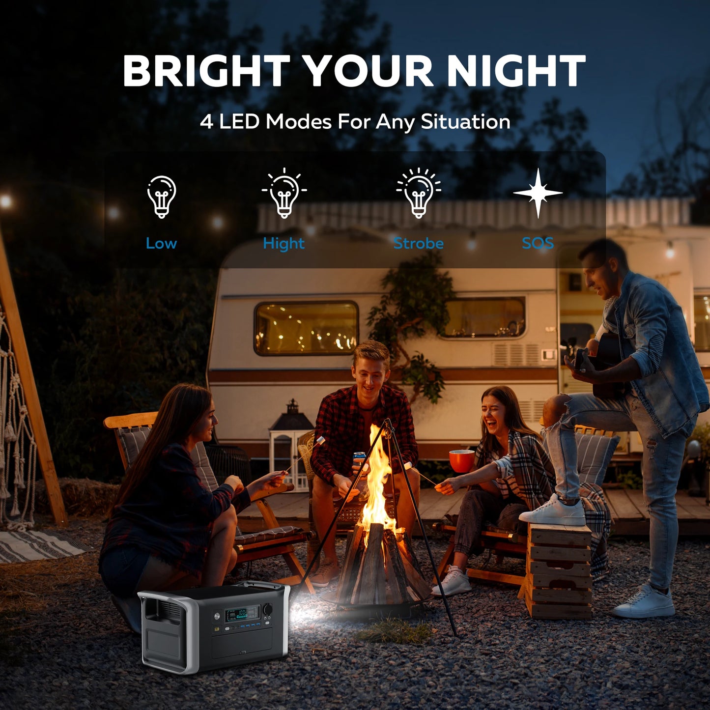 CTOLITY 1024Wh LiFePO4 Portable Power Station Solar Generator