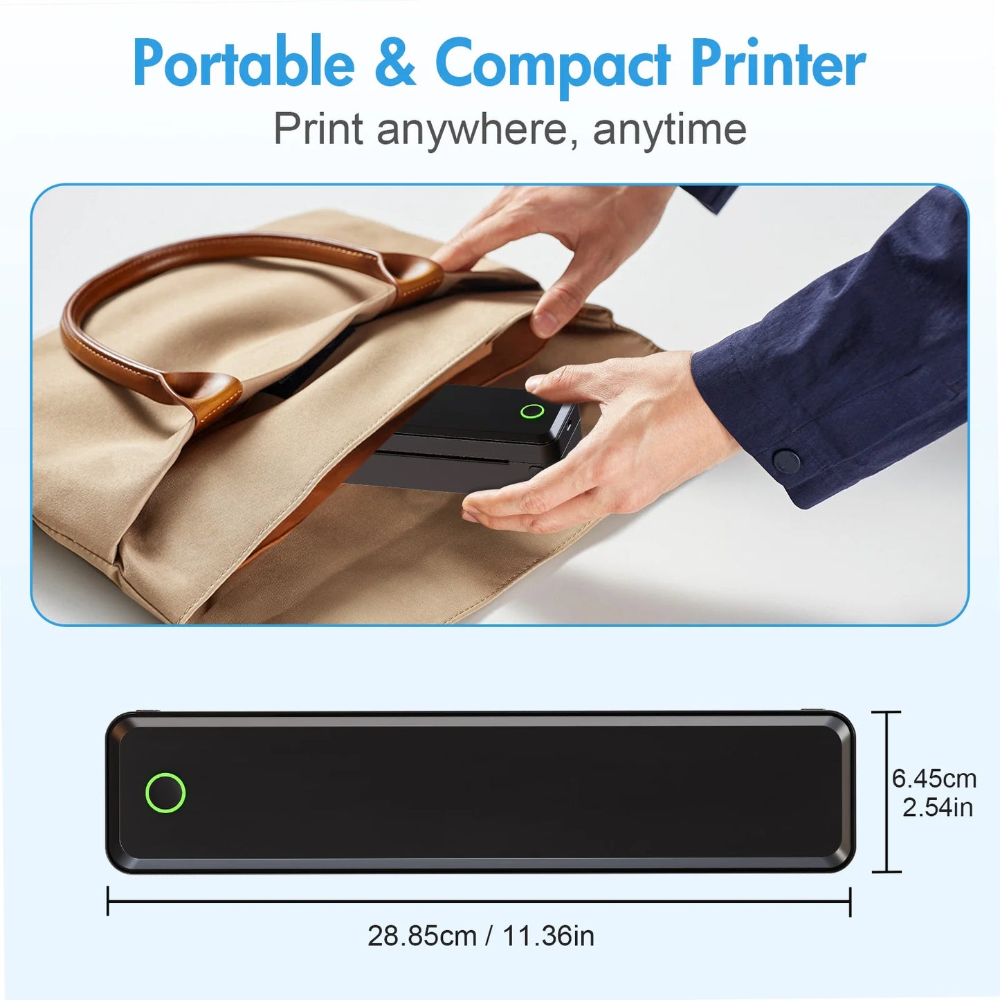 TakeYou Portable Wireless Inkless Thermal Printer for Labels