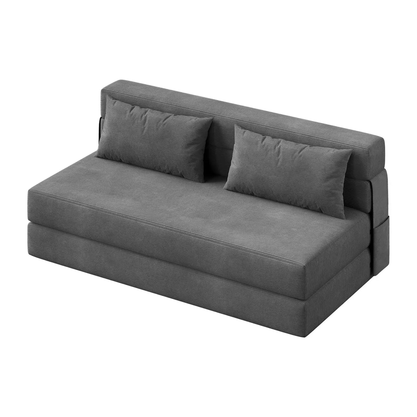 HobbyLane 4-in-1 Folding Sofa Bed Corduroy Loveseat