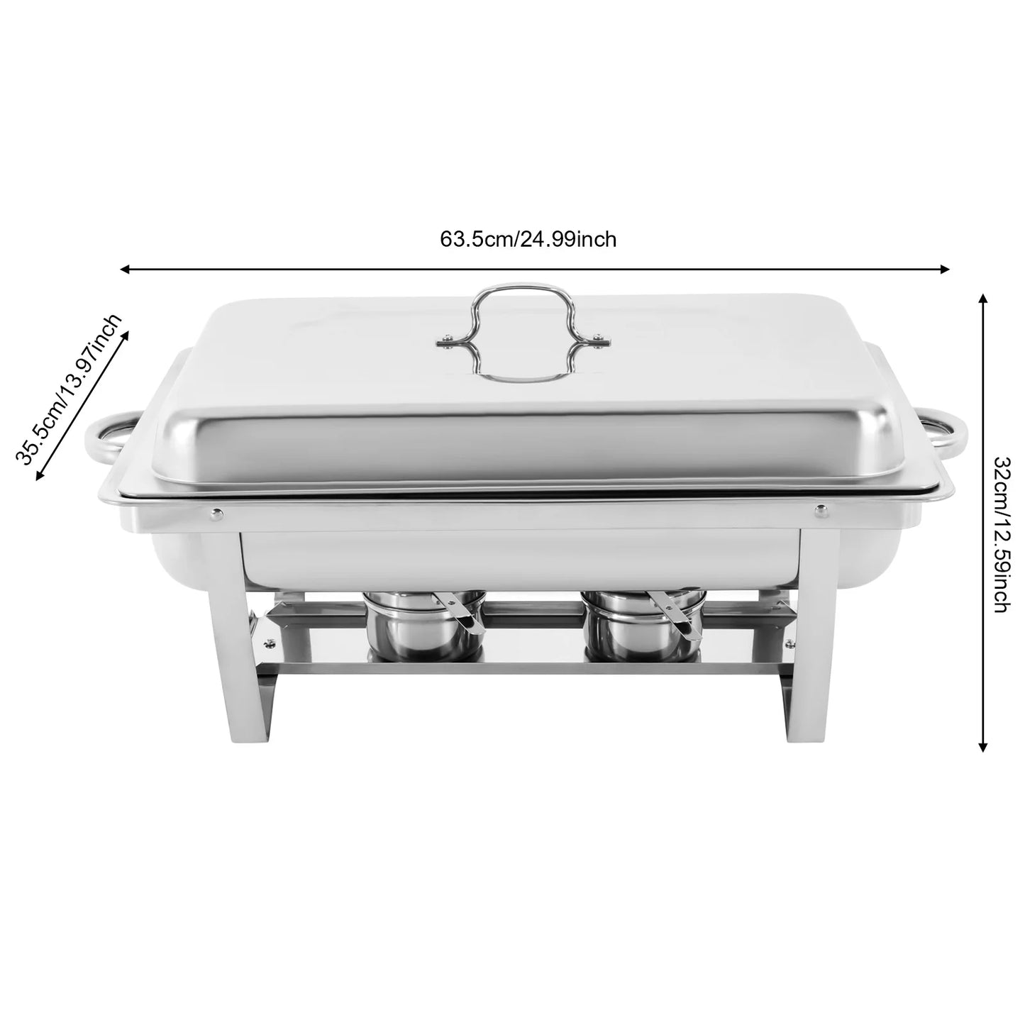 Stainless Steel Chafing Dish Buffet Set For Catering And Buffets
