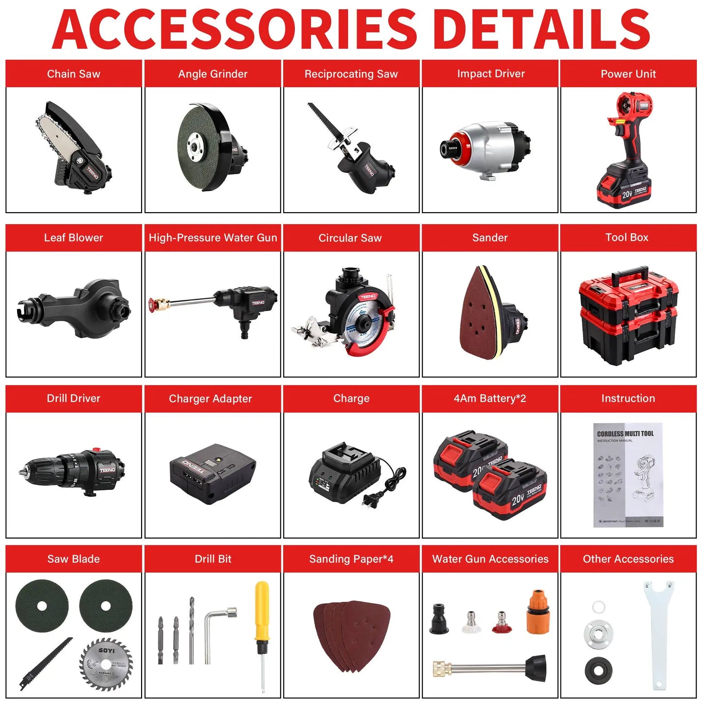 20V MAX 9-In-1 Cordless Multi-Tool Kit With 2 Batteries