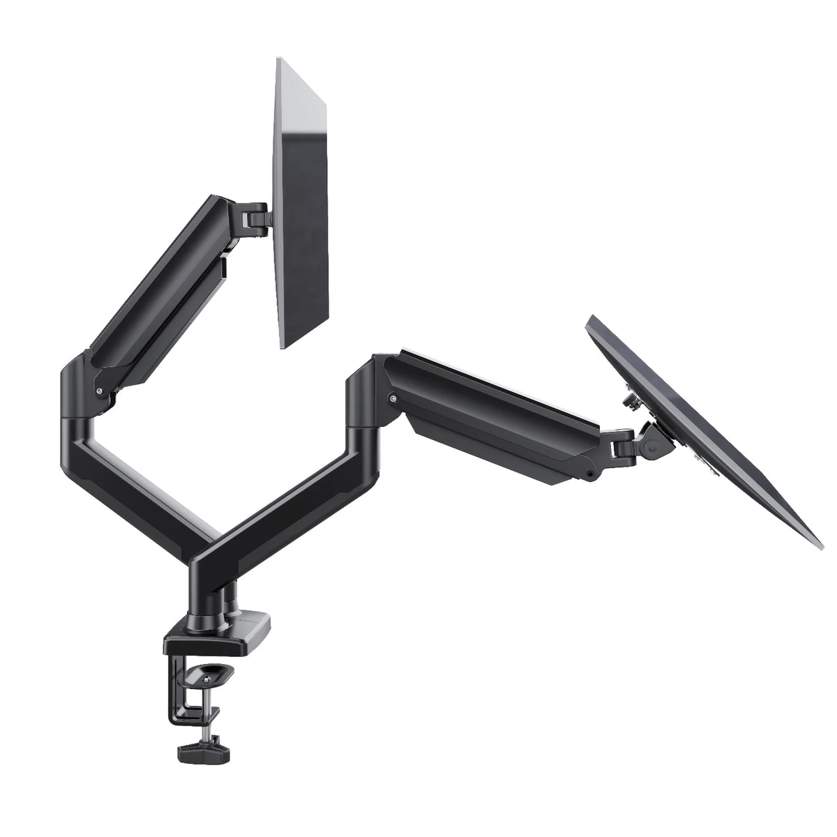 K Kyspho Adjustable Dual Monitor Mount With Stable Vesa Support