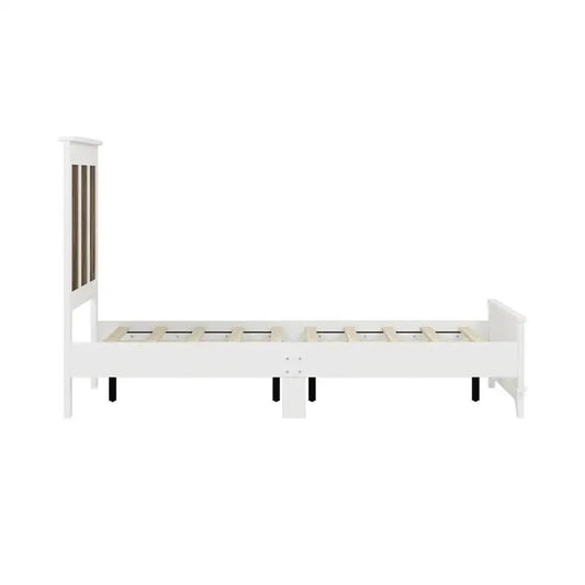 Farmhouse 4 Piece Platform Bed With Storage Nightstand And Dresser