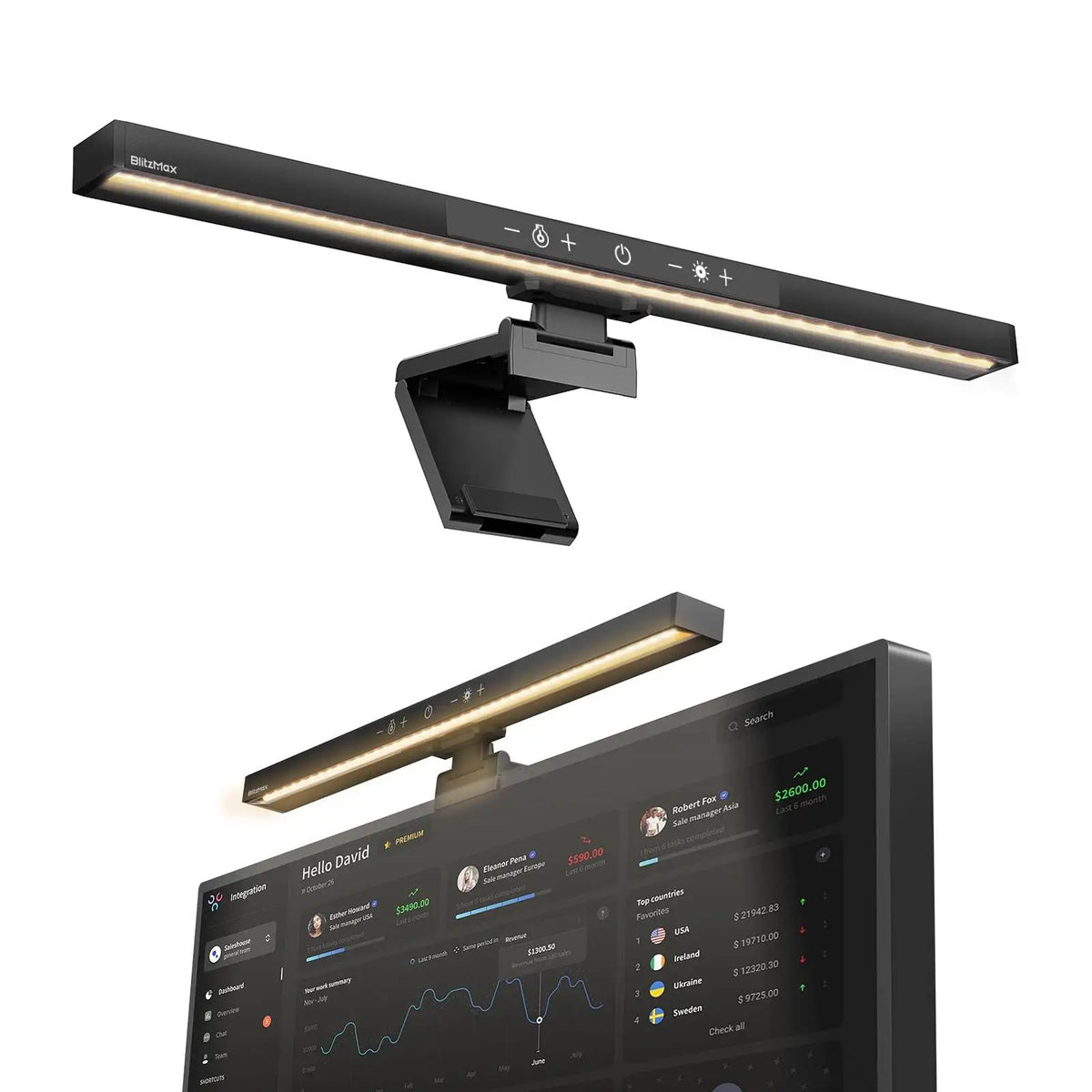 BlitzWolf Screen Monitor Light Bar With Touch Control