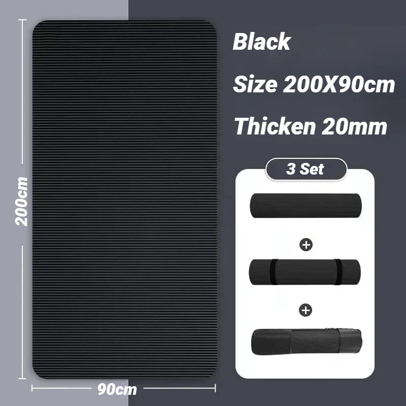 StarMap Thickened NBR Non Slip Yoga Mat For Fitness Gym