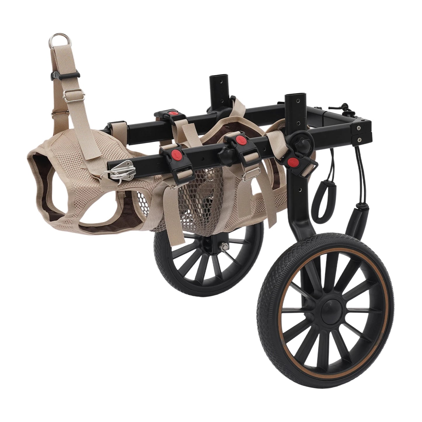 Bymaocar Aluminum Dog Wheelchair For Hind Legs Up To 65kg