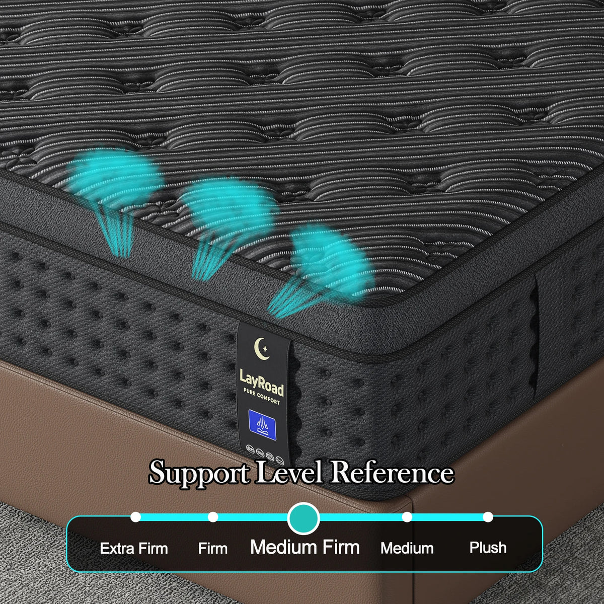 Memory Foam Hybrid Mattress With Pocket Springs For Support Comfort
