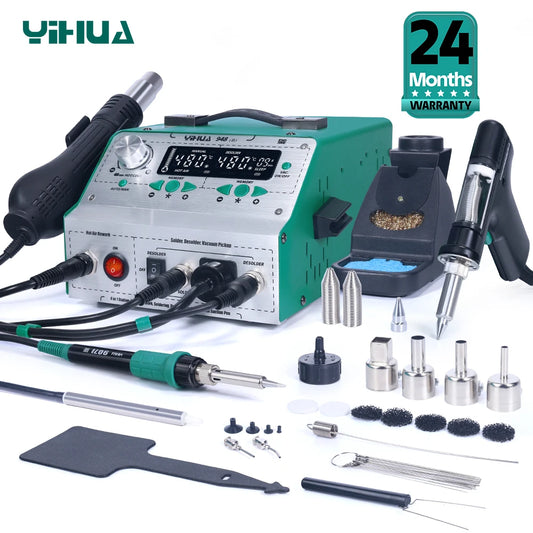 Yihua 948II Intelligent 4in1 Soldering And Desoldering Station Kit