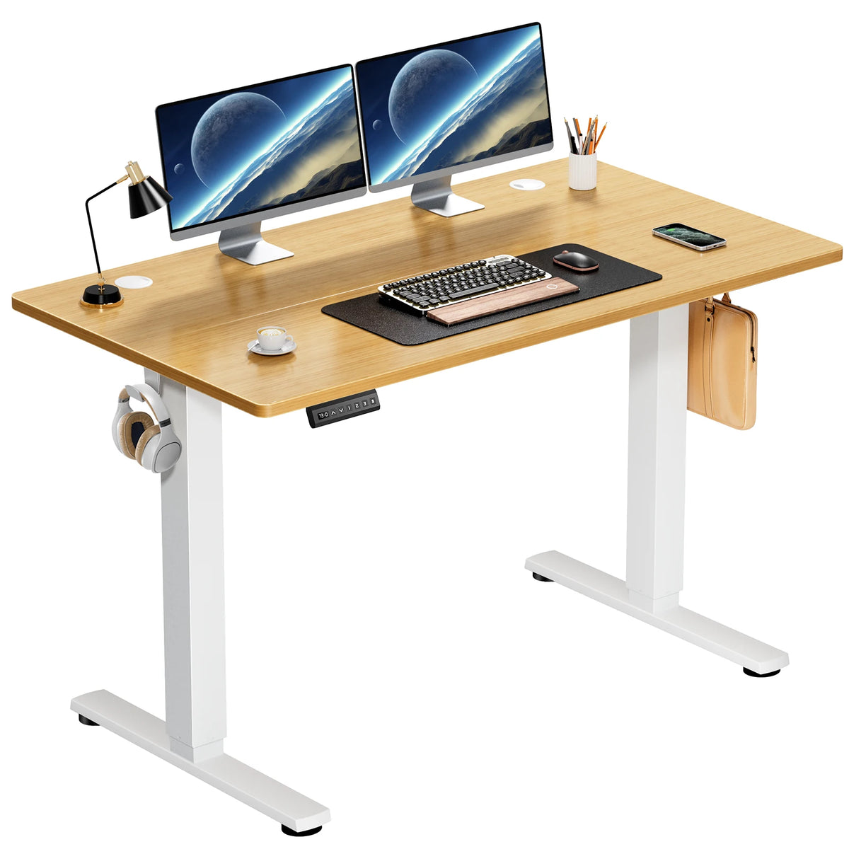 Jhk Electric Standing Desk Height Adjustable Ergonomic Sit Stand Table