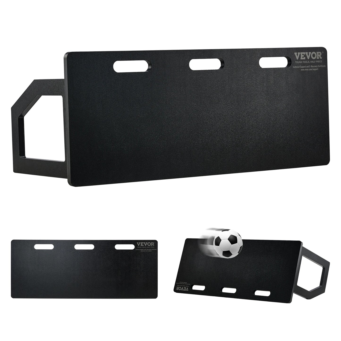 Soccer Rebounder Board Portable Wall With Foldable HDPE Kickback