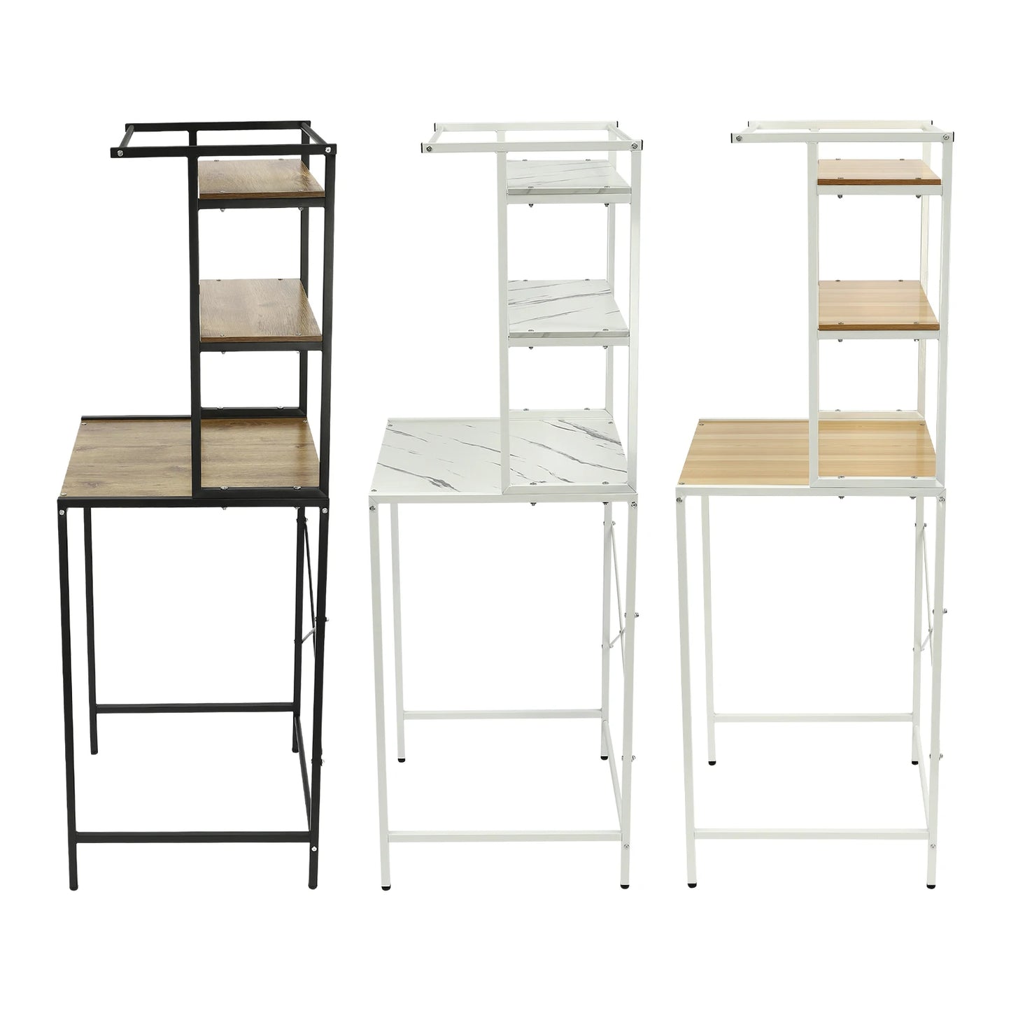 Bymaocar 3 Tier Washing Machine Shelving Unit Laundry Organizer