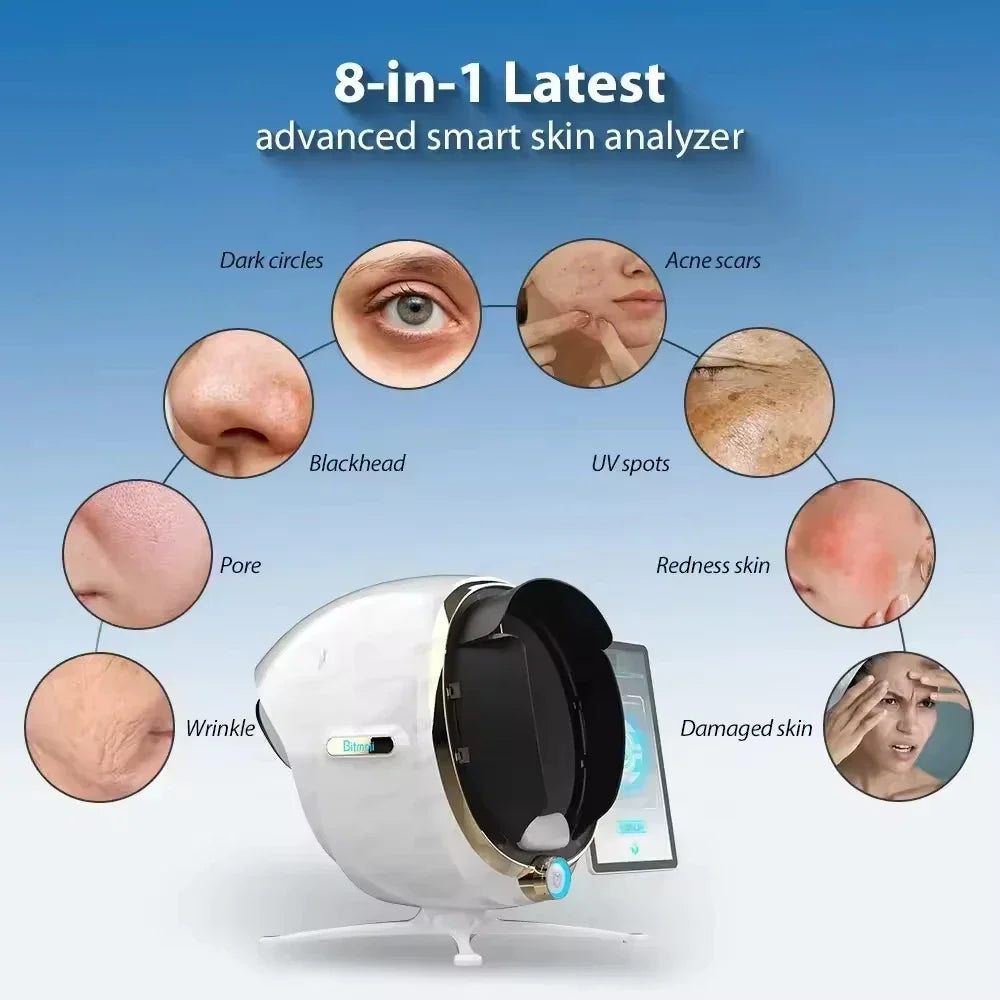 BOMP 3D Skin Scanner Facial Analyzer Monitor Beauty Machine