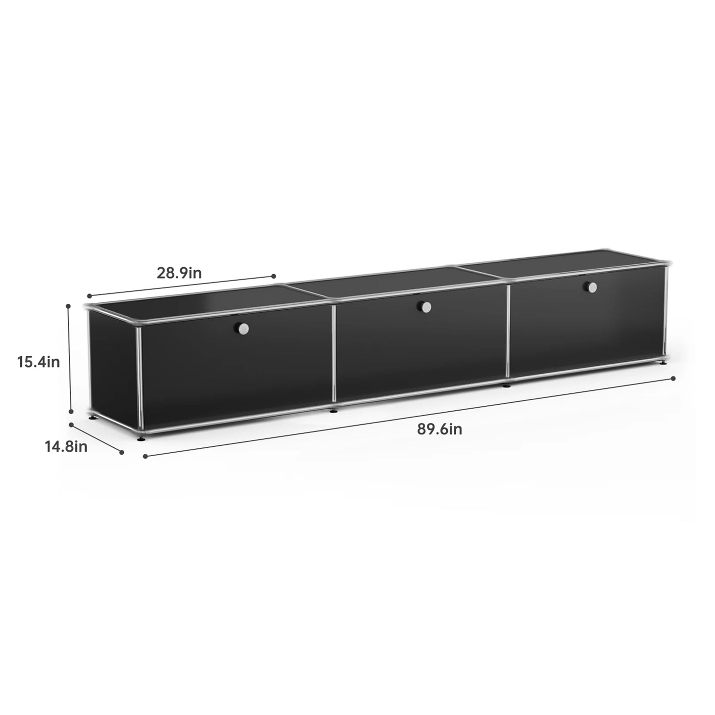 Stainless Steel Storage Cabinet Organizer TV Stand For Living Room