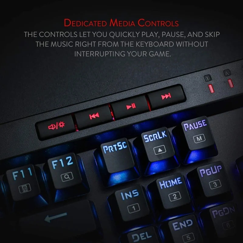Redragon K580 Vata RGB LED Backlit Mechanical Gaming Keyboard