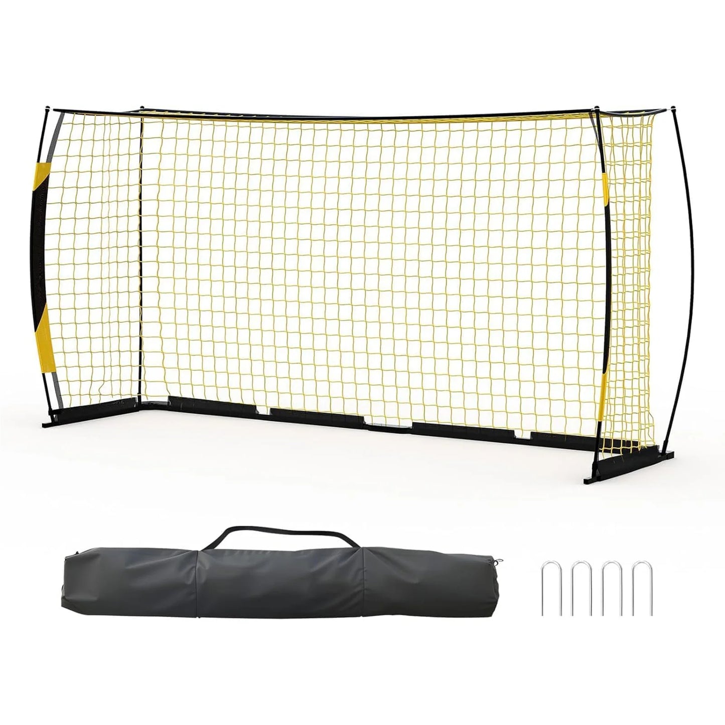 HiMISS Foldable Heavy Duty Metal Frame Soccer Goal With Bag